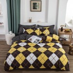 Music Prufer Soft Polyester Fabric Duvet Cover with Pillowcases and Bedsheet