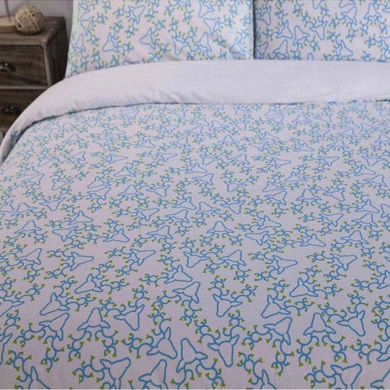Double Bed Duvet Cover with Pillowcases Prancer Design